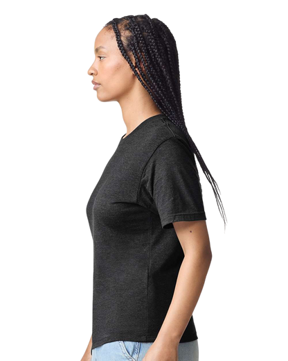 Unisex CVC T-Shirt - Heather Black