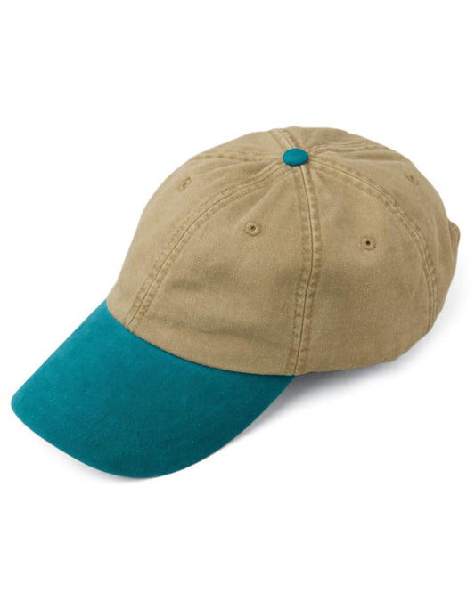Optimum Pigment Dyed-Cap - Khaki / Teal