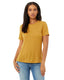 Bella + Canvas 6413 - Women's Triblend Relaxed Jersey Short-Sleeve T-Shirt - Mustard Triblend