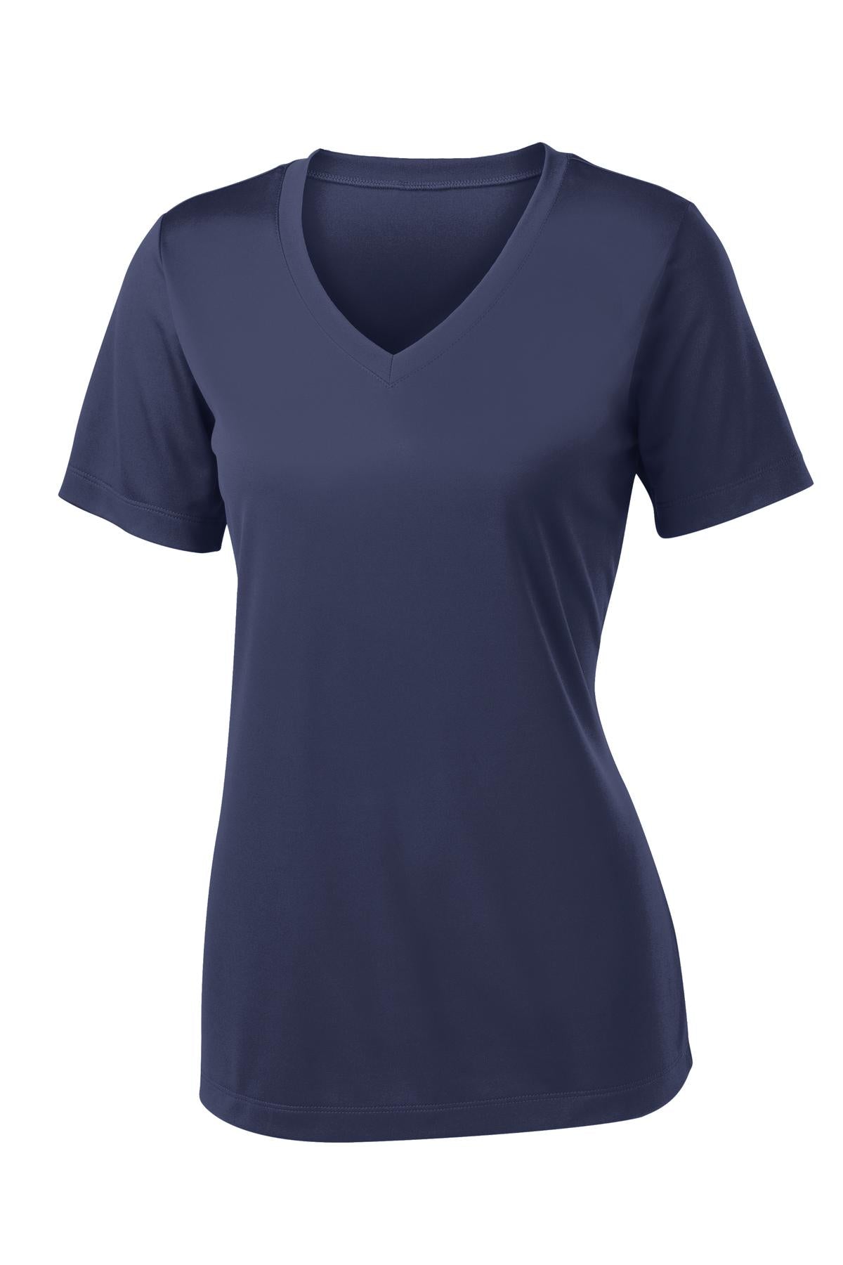 Women's PosiCharge Competitor V-Neck Tee - True Navy
