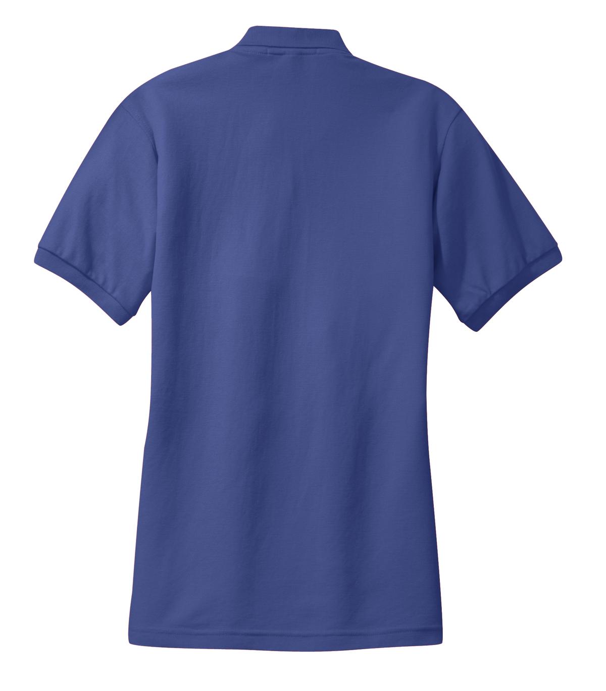 Women's Silk Touch Polo - Med Blue