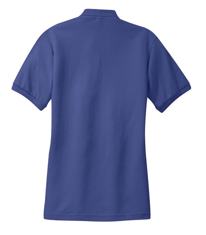 Women's Silk Touch Polo - Med Blue