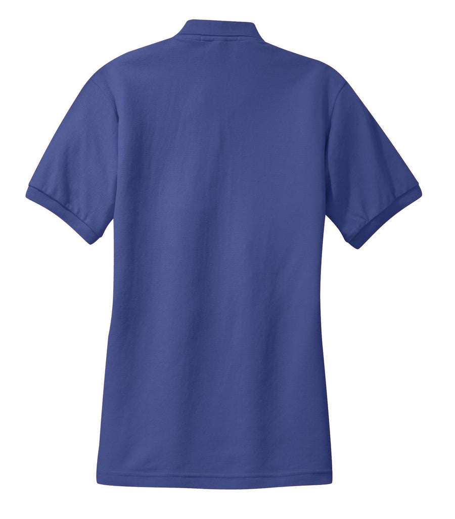 Women's Silk Touch Polo - Med Blue