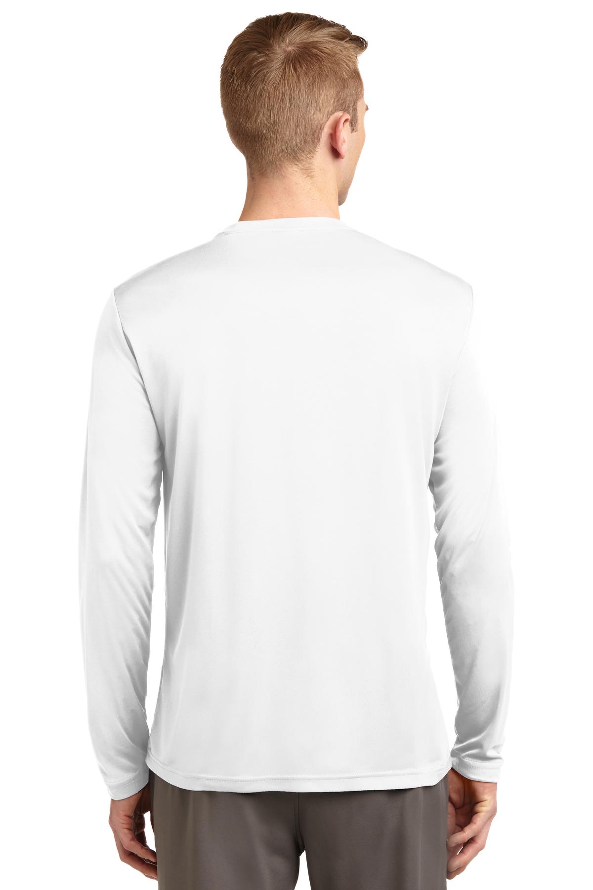 Unisex Long Sleeve PosiCharge Competitor Tee - White