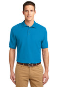 Unisex Silk Touch Polo - Turquoise
