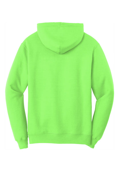 Unisex Core Fleece Pullover Hoodie - Neon Green