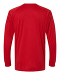 Unisex Long Sleeve Performance Tee - Red