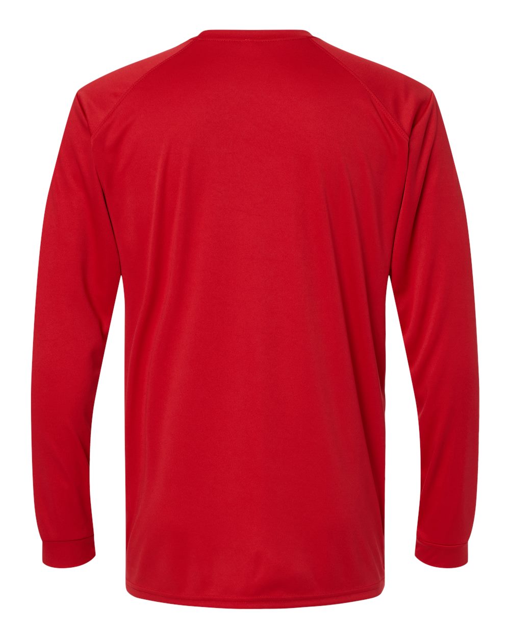 Unisex Long Sleeve Performance Tee - Red