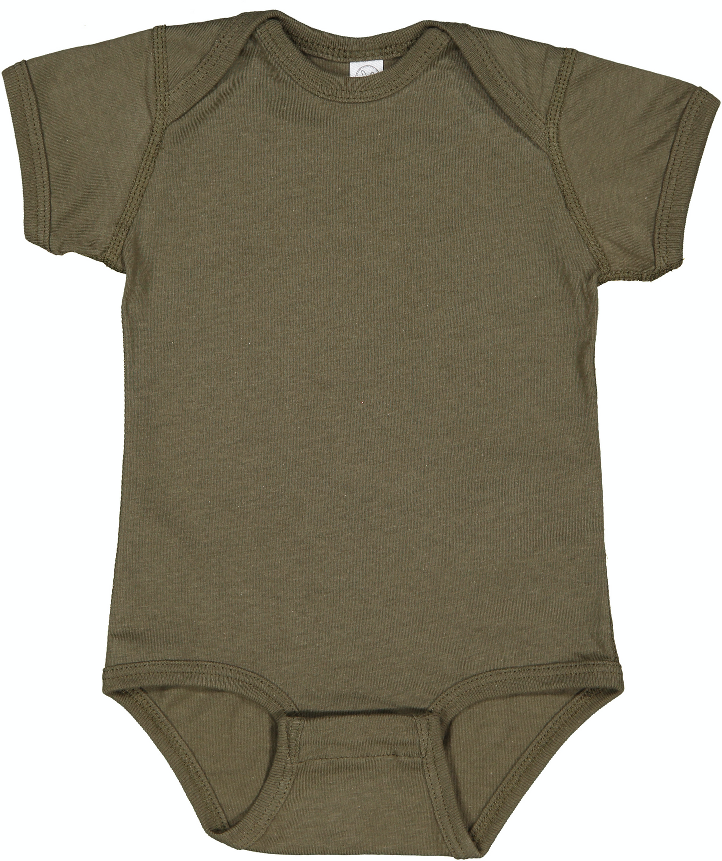 Infant Fine Jersey Bodysuit - Military Green
