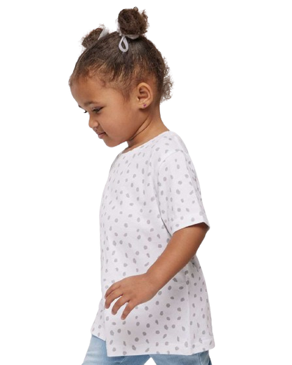 Toddler Fine Jersey T-Shirt - White Spot