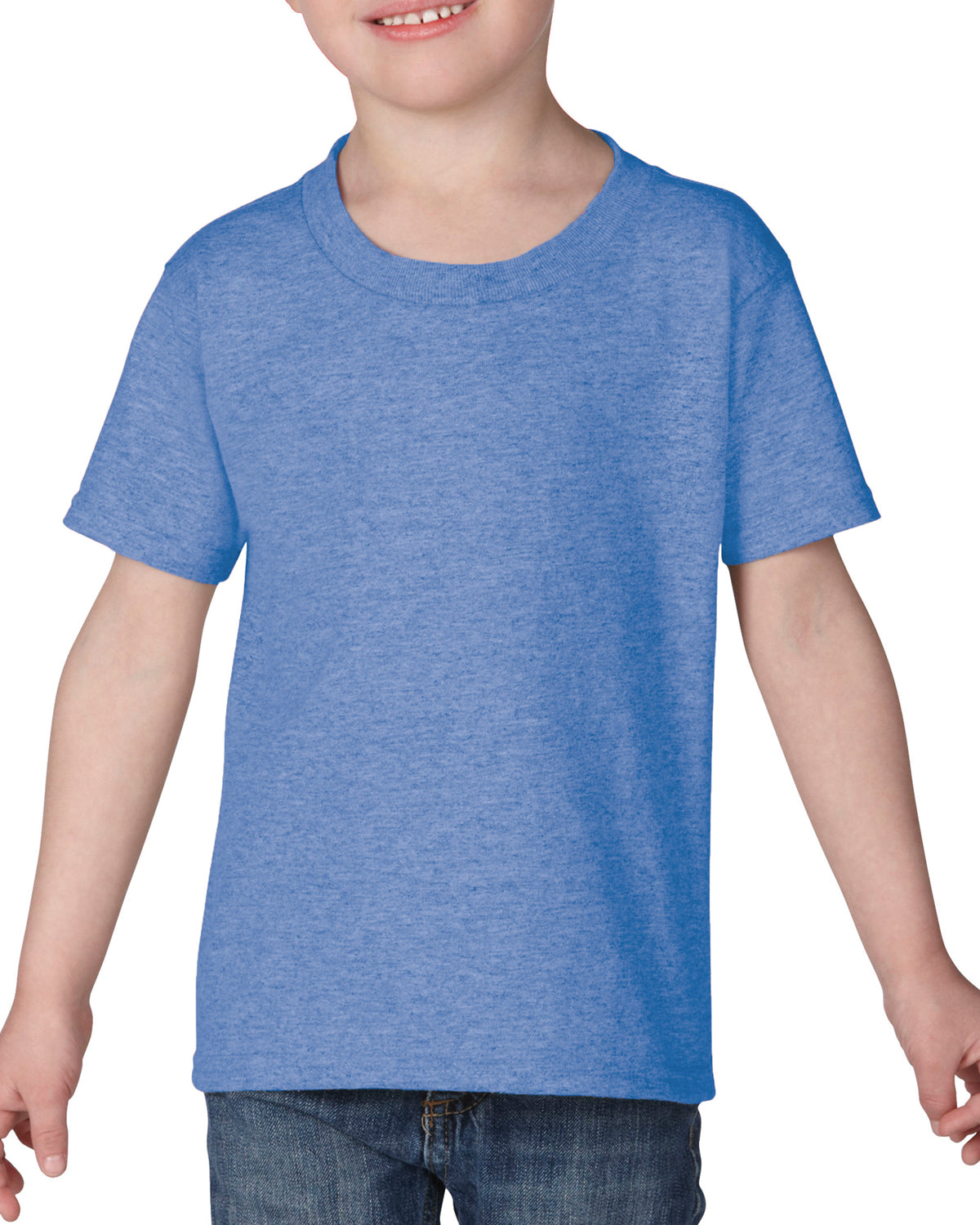 Toddler Heavy Cotton��� T-Shirt - Heather Royal