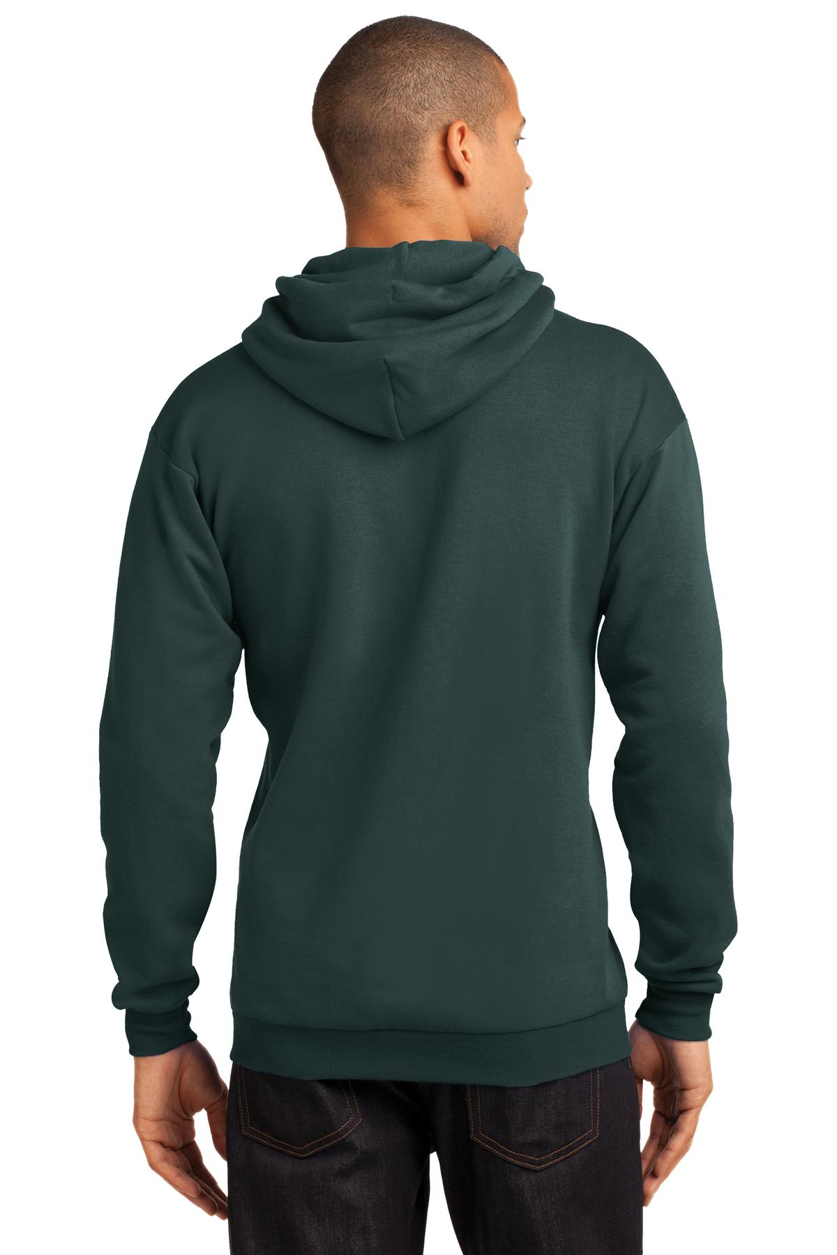 Unisex Core Fleece Pullover Hoodie - Dark Green