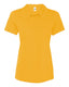 All Sport W1709 - Women's Performance 3-Button Mesh Sport Shirt - Sport Athletic Gold