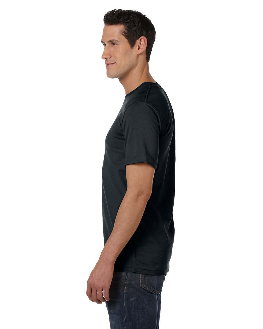 Unisex Heather CVC T-Shirt - Solid Black Blend