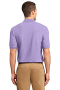 Unisex Silk Touch Polo - Bright Lavender