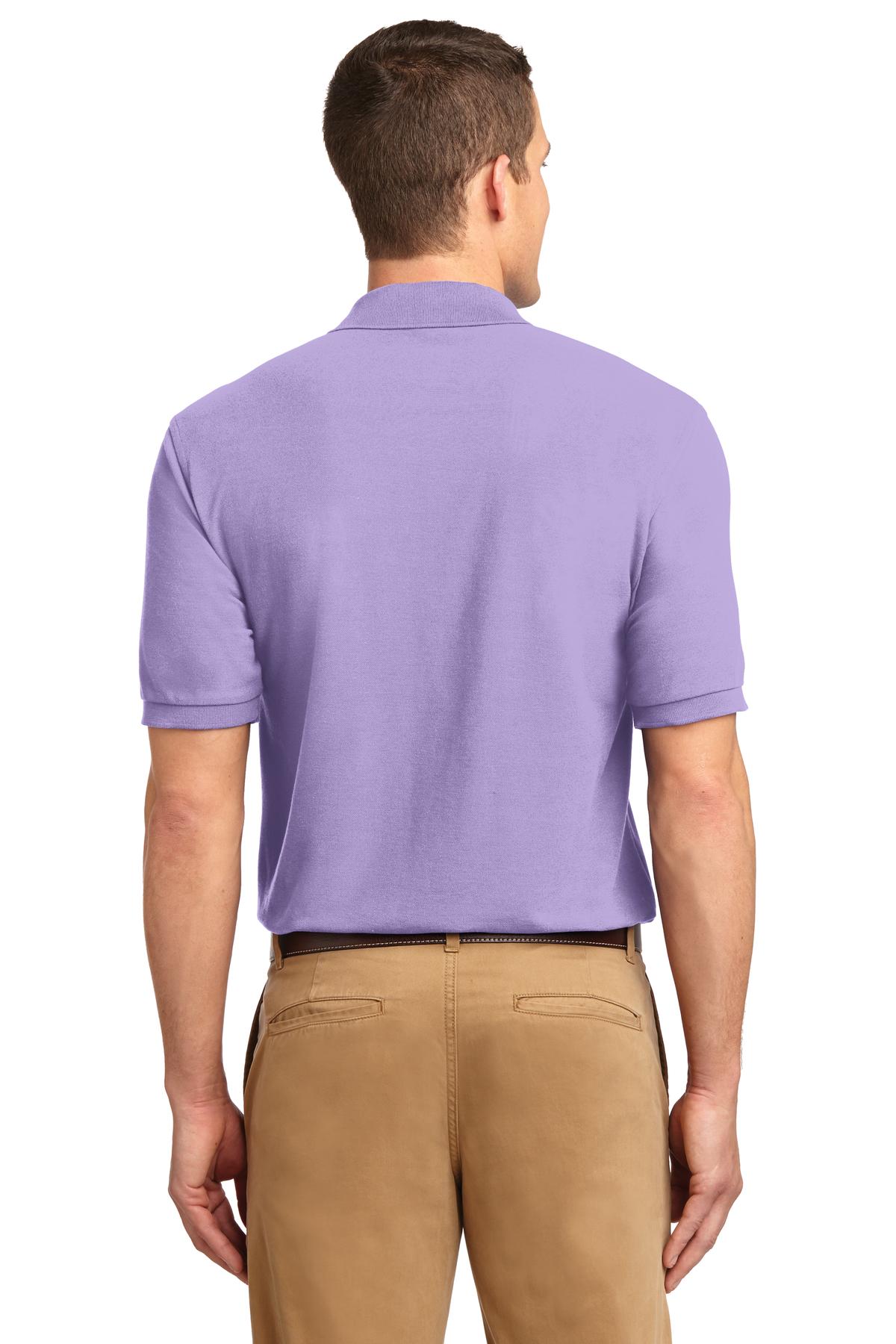 Unisex Silk Touch Polo - Bright Lavender