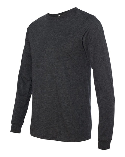 Unisex Jersey Long-Sleeve T-Shirt - Charcoal Black Triblend
