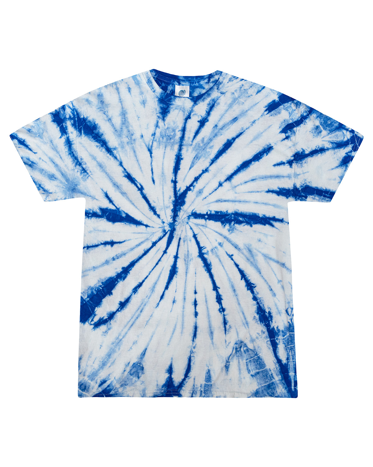 Youth 100% Cotton T-Shirt - WHITE/ ROYAL