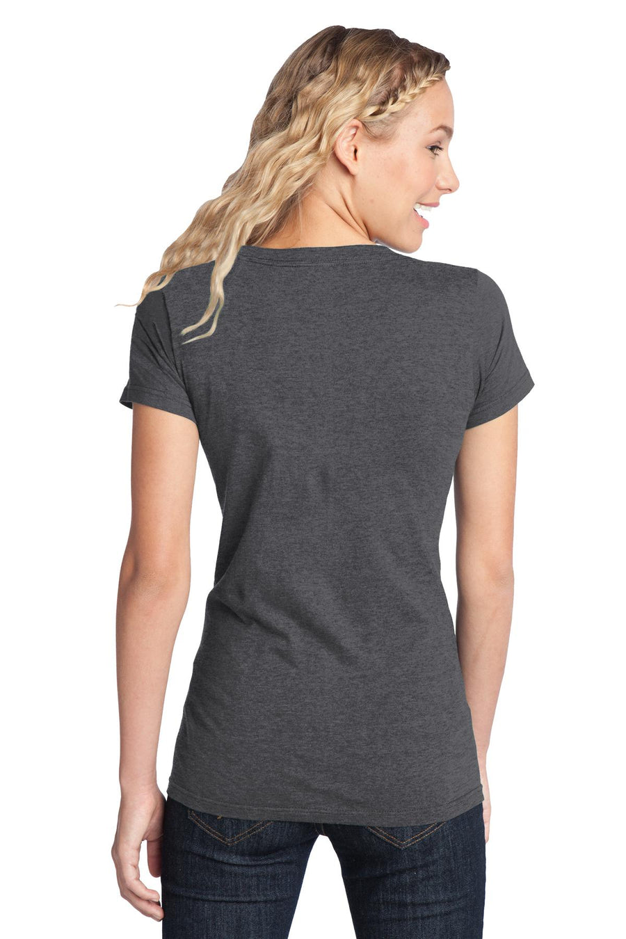 Women's Fitted The Concert Tee - Heather Charcoal