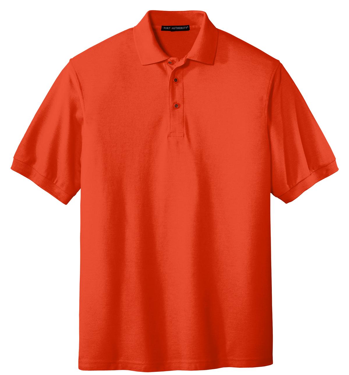 Unisex Silk Touch Polo - Orange