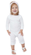 Rabbit Skins 4412 - Infant Long-Sleeve Baby Rib Coverall - White