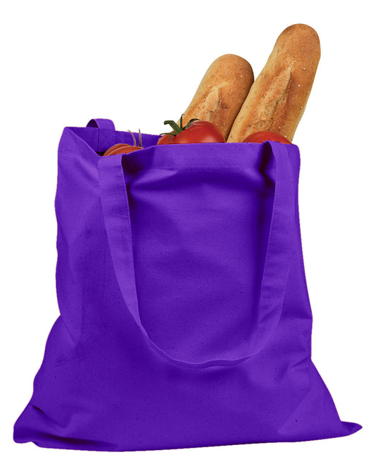 Canvas Promo Tote - Purple