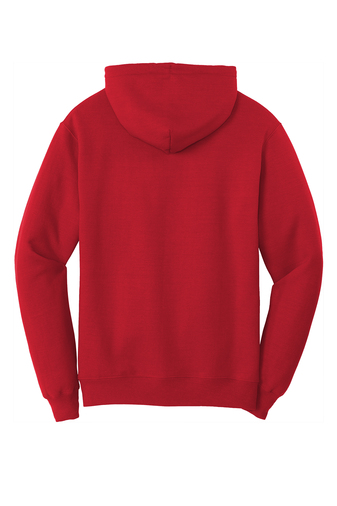 Unisex Core Fleece Pullover Hoodie - Red