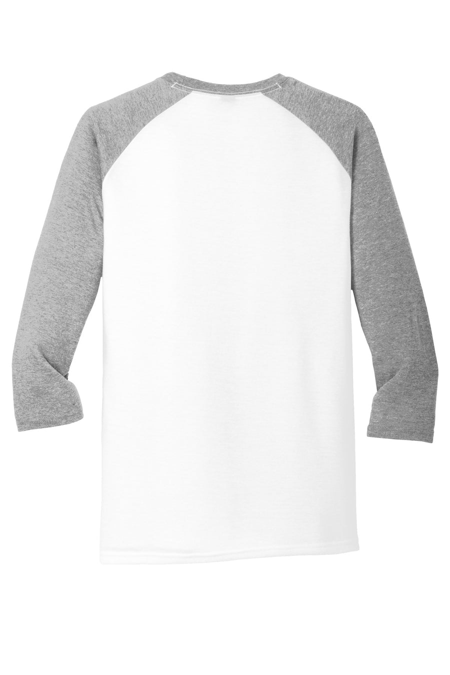 Unisex Perfect Tri 3/4-Sleeve Raglan - Gray Fr / White