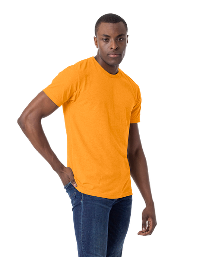 Unisex CVC Crewneck T-Shirt - Orange
