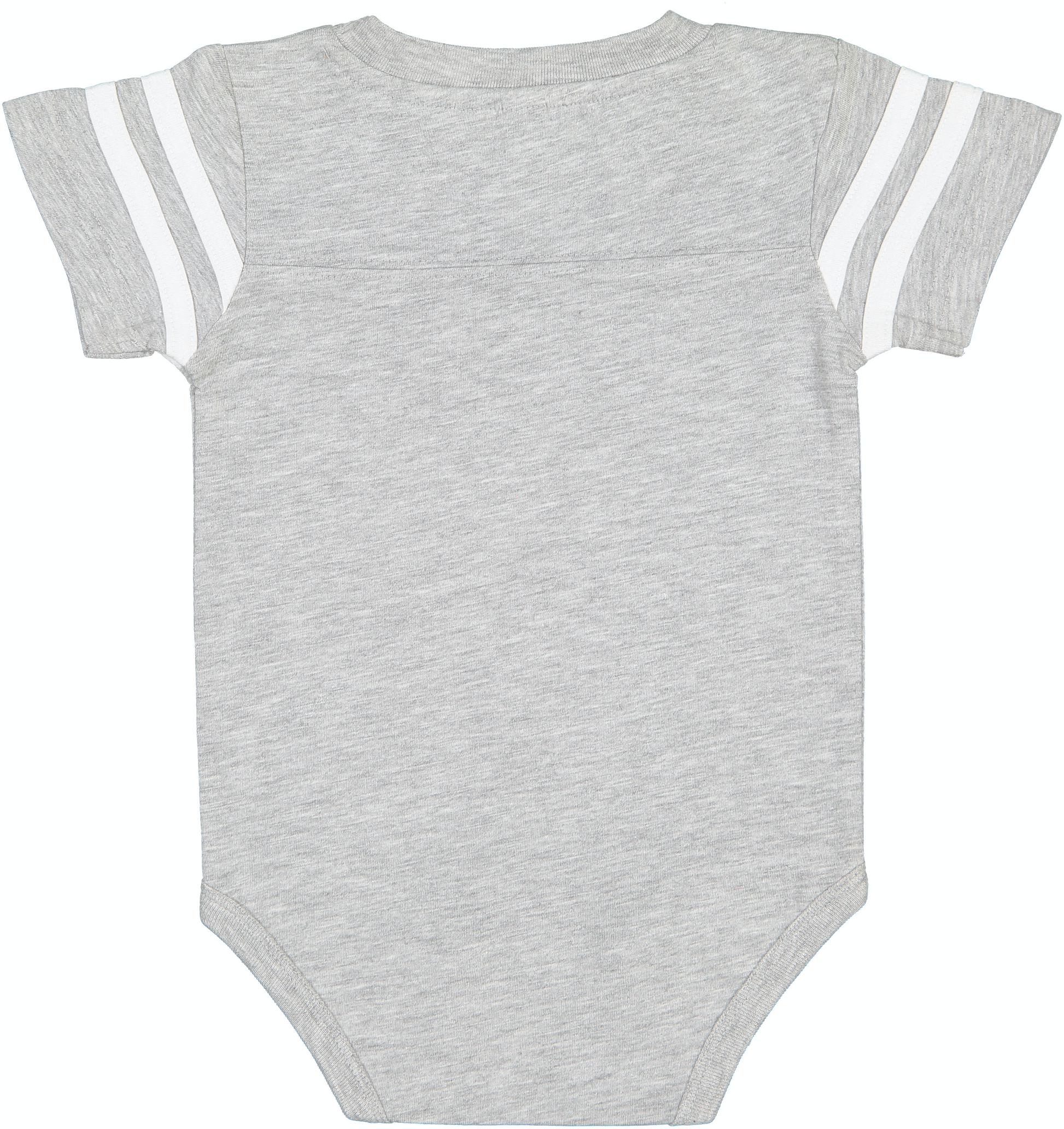 Infant Football Bodysuit - Vintage Heather / Blend White