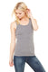 Bella + Canvas 1080 - Women's Baby Rib Tank - Heather Deep