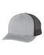 Richardson 112FP - Trucker Cap - Heather Gray / Black