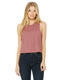 Bella + Canvas 6682 - Women's Racerback Cropped Tank - Heather Mauve