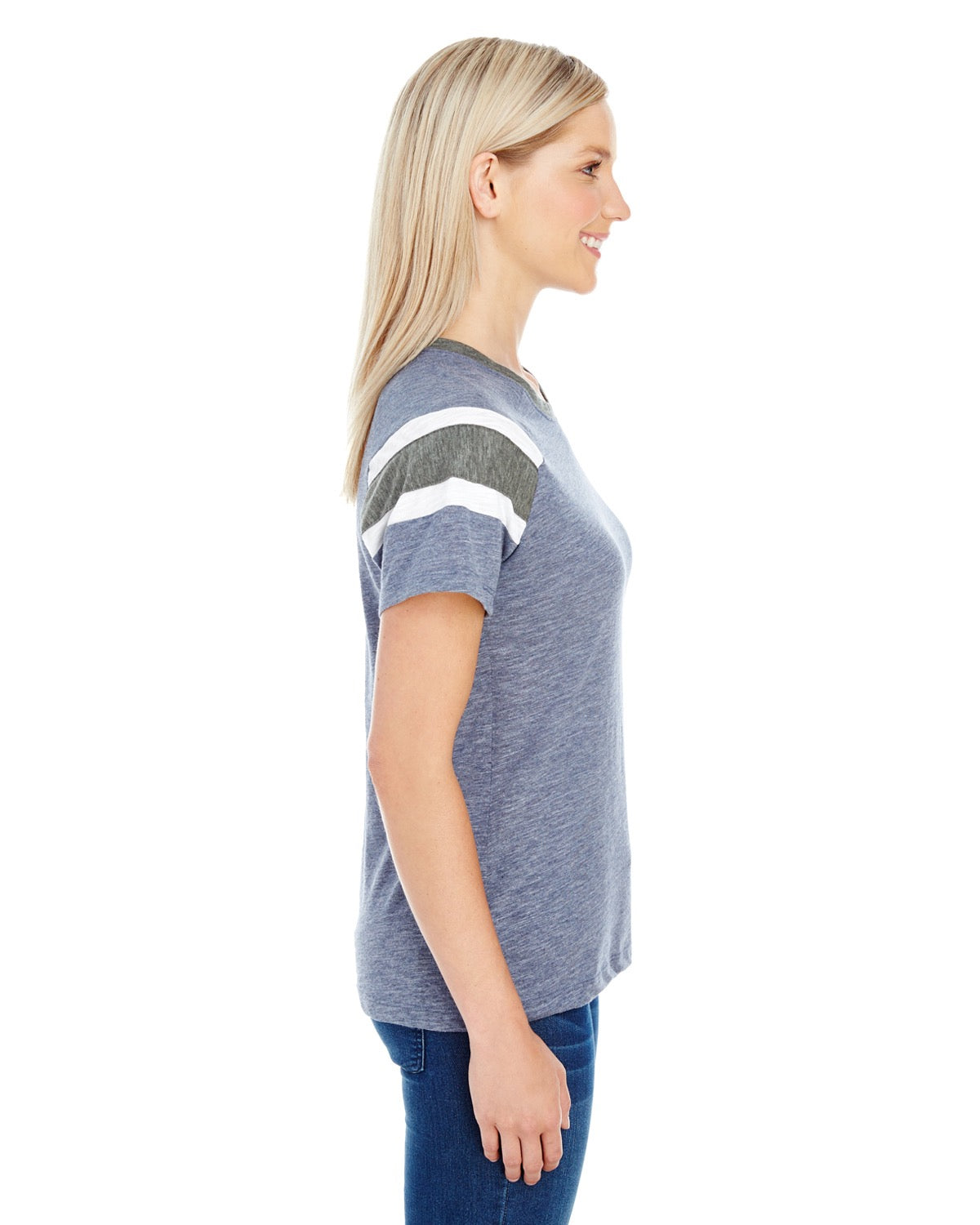 Women's Fanatic Short-Sleeve T-Shirt - Navy / Slte / White