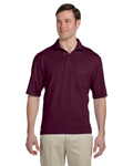 Unisex SpotShield��� Pocket Jersey Polo - Maroon