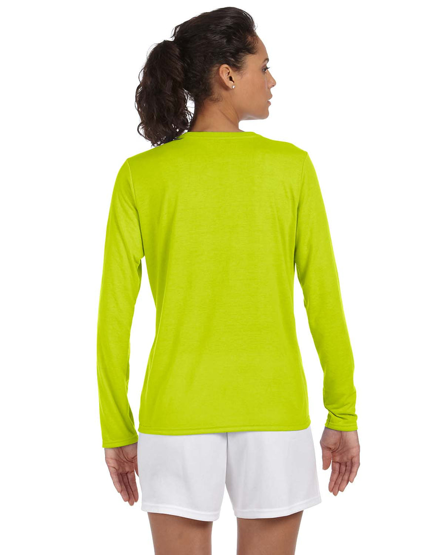 Women's Performance® Women's Long-Sleeve T-Shirt - High Viz Safety Green