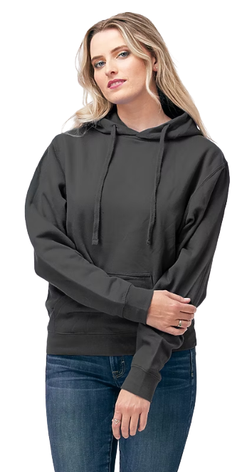 Unisex Fleece Pullover Hoodie - Charcoal
