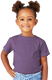 Bella + Canvas 3001T - Toddler Jersey Short-Sleeve T-Shirt - Heather Team Purple
