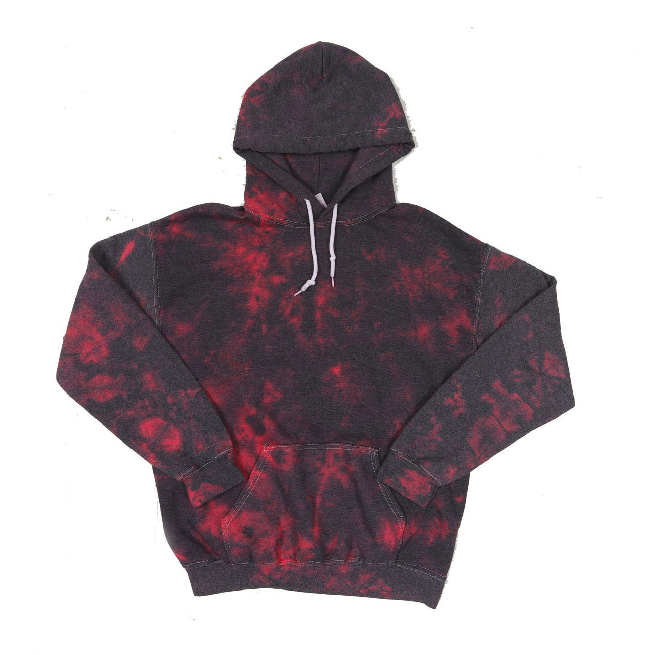 Unisex Blended Hoodie - Black/Red