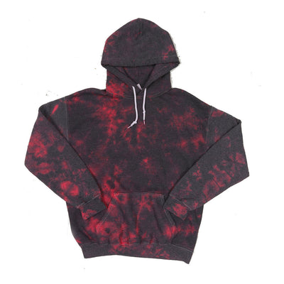 Unisex Blended Hoodie - Black/Red