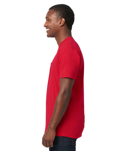 Unisex Pocket Crew - Red