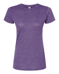 Women's Poly-Rich Slim Fit Tee - Heather Purple