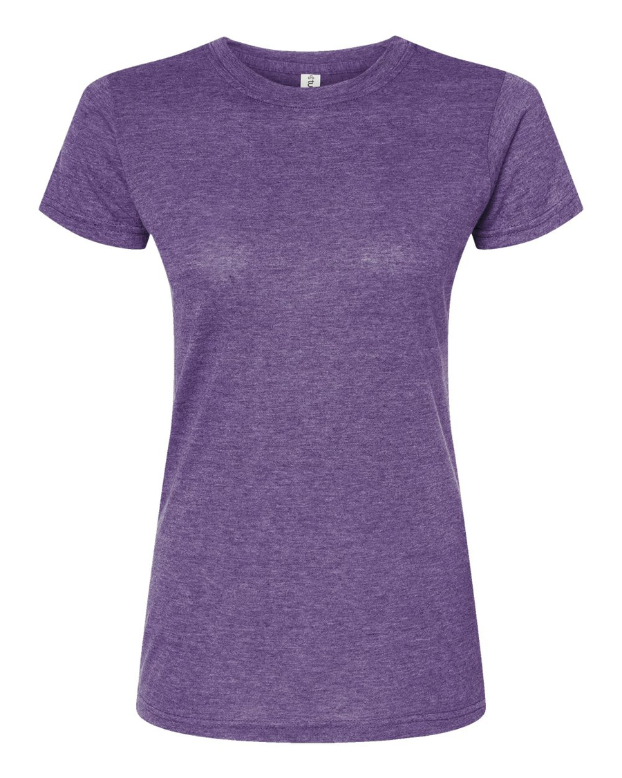 Women's Poly-Rich Slim Fit Tee - Heather Purple
