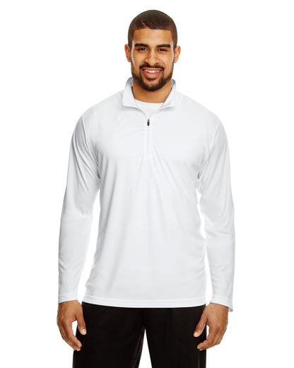 Men's Zone Performance Quarter-Zip - White