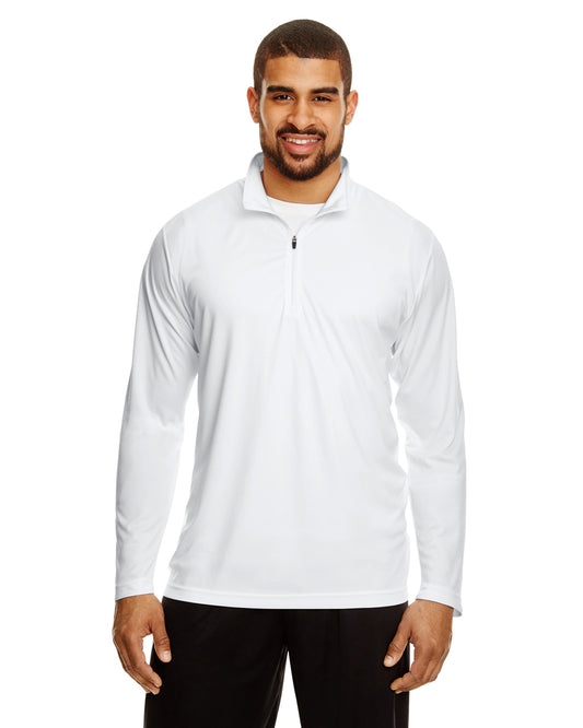 Men's Zone Performance Quarter-Zip - White