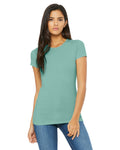 Women's Junior Fit Favorite T-Shirt - Seafoam Blue