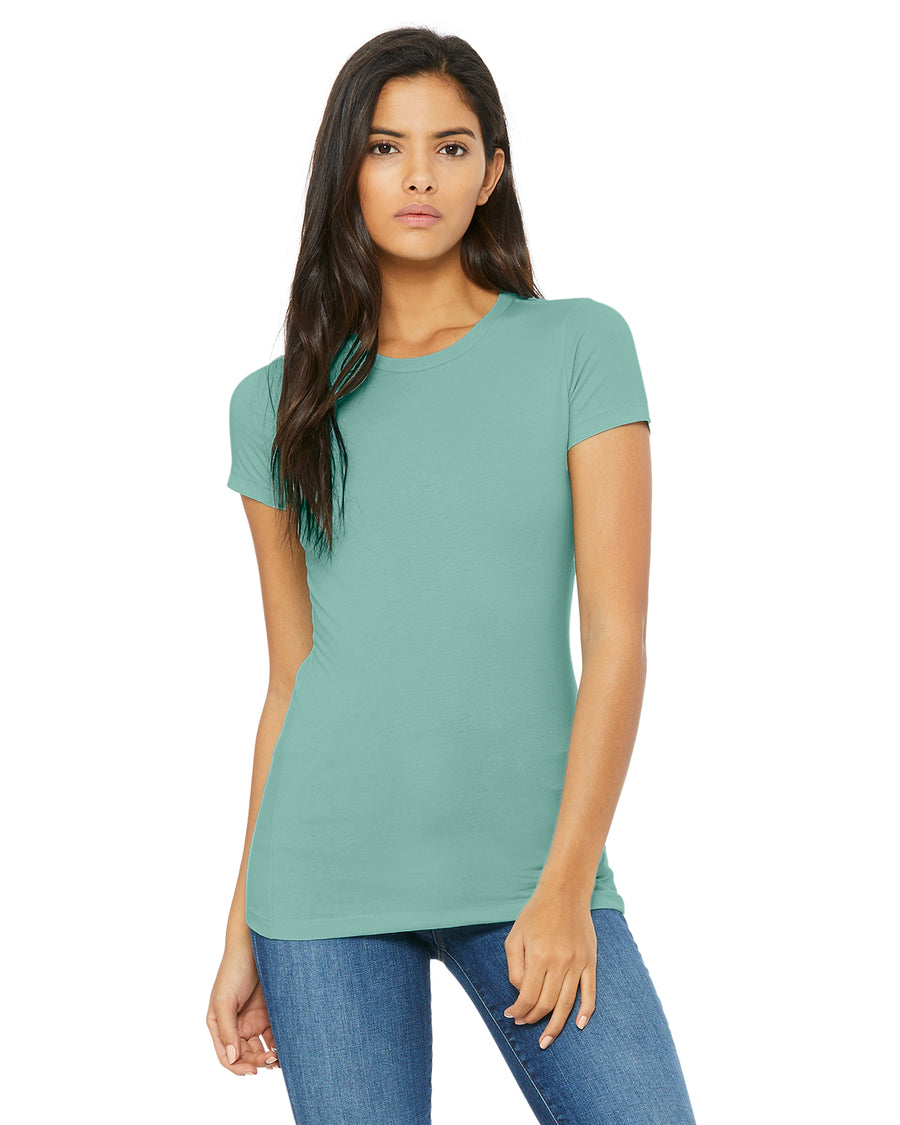 Women's Junior Fit Favorite T-Shirt - Seafoam Blue