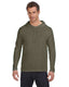 Anvil 987 - Unisex Lightweight Long-Sleeve Hooded T-Shirt - Heather Cty Green / N Ye