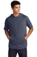 Sport-Tek ST404 - Unisex PosiCharge Tri-Blend Wicking Short Sleeve Hoodie - True Navy Heather