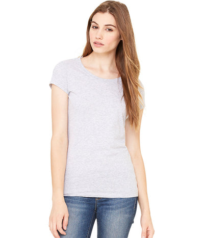Women's Sheer Jersey T-Shirt - Heather Athletic